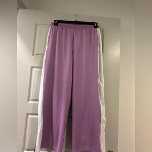 Lilac and White Xersion Athletic Pants